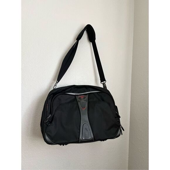 Tumi T-Tech Men's Black Nylon Expandable CarryOn  Bag #5540D - Picture 1 of 11